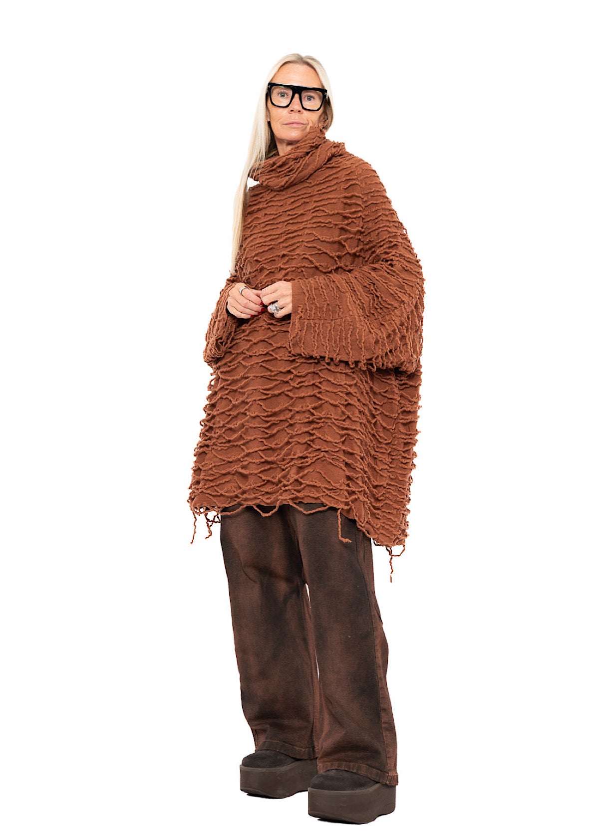 DECONSTRUCTED KNIT TUNIC