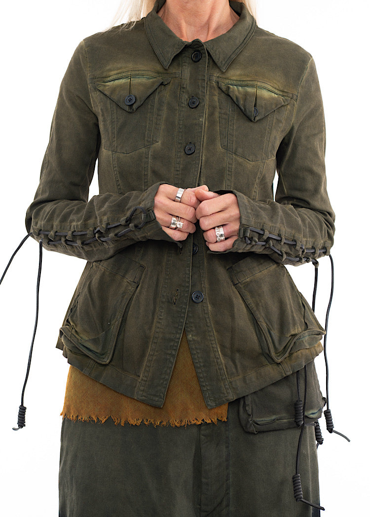 RUNDHOLZ DIP JACKET *BLACK GLOSS* (Shown in LAGOON LIGHT)