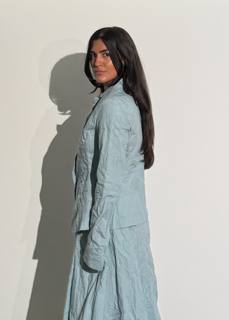 PRE-ORDER RUNDHOLZ BLACK LABEL JACKET *BLACK POPLIN PRINT* (Shown in MINT POPLIN PRINT)