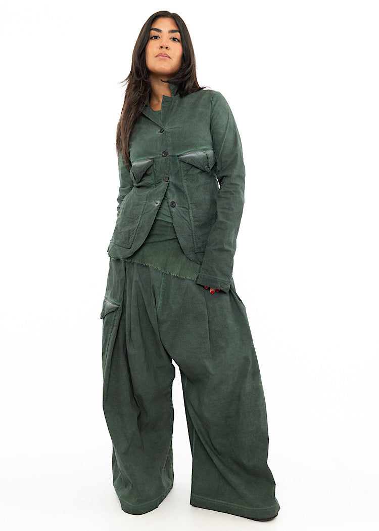 RUNDHOLZ DIP TROUSER *BLACK* (Shown in PINE CLOUD)