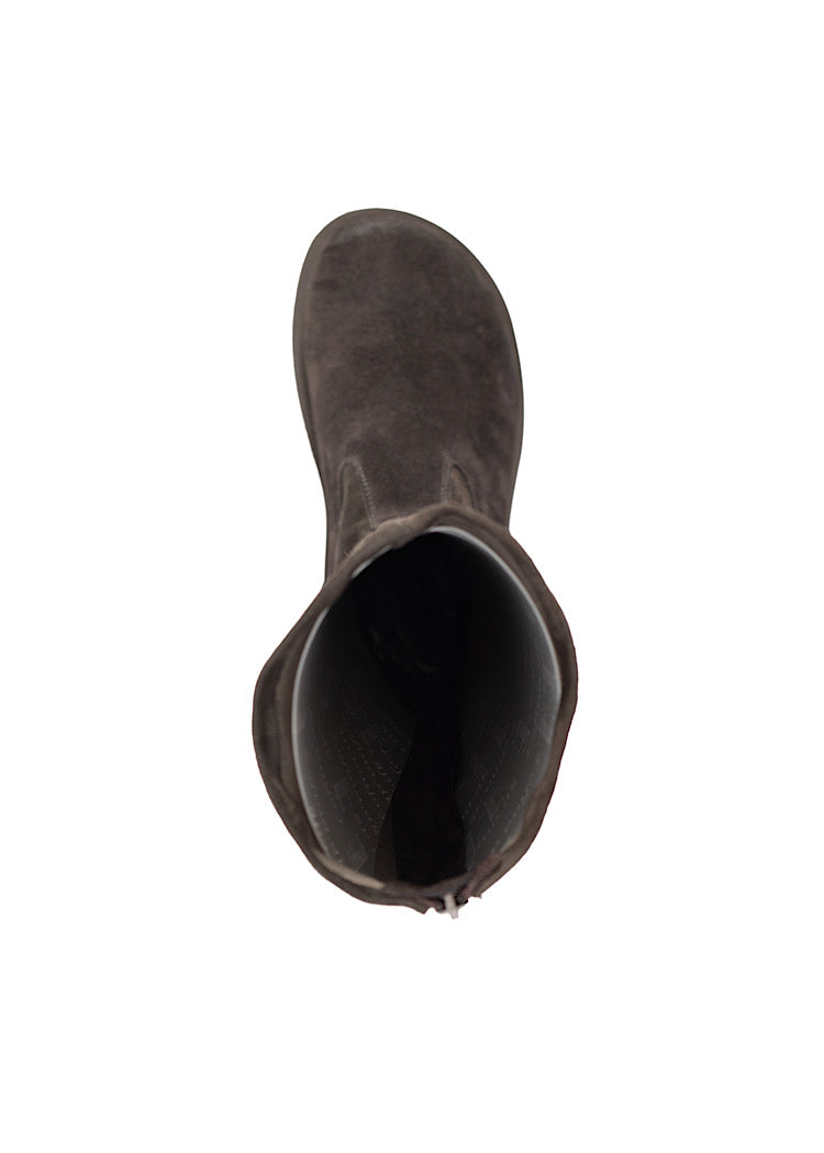 STRETCH SUEDE PLATFORM BOOT