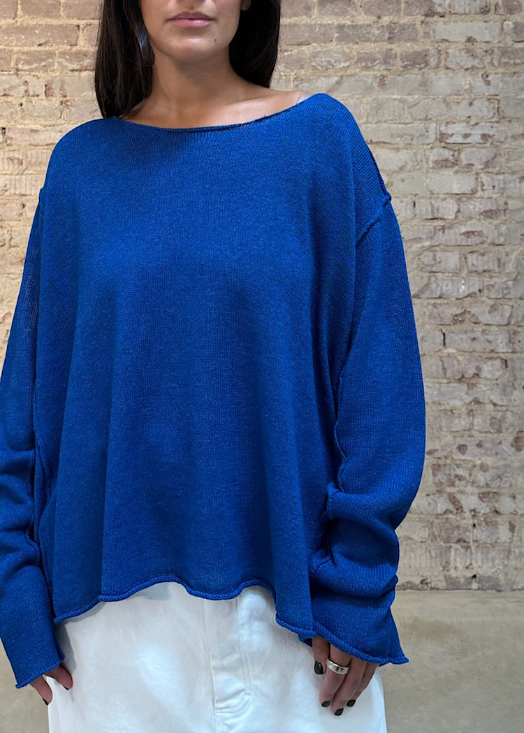 PRE-ORDER RUNDHOLZ MAINLINE PULLOVER *MARSHMALLOW* (Shown in ELECTRIC CLOUD)
