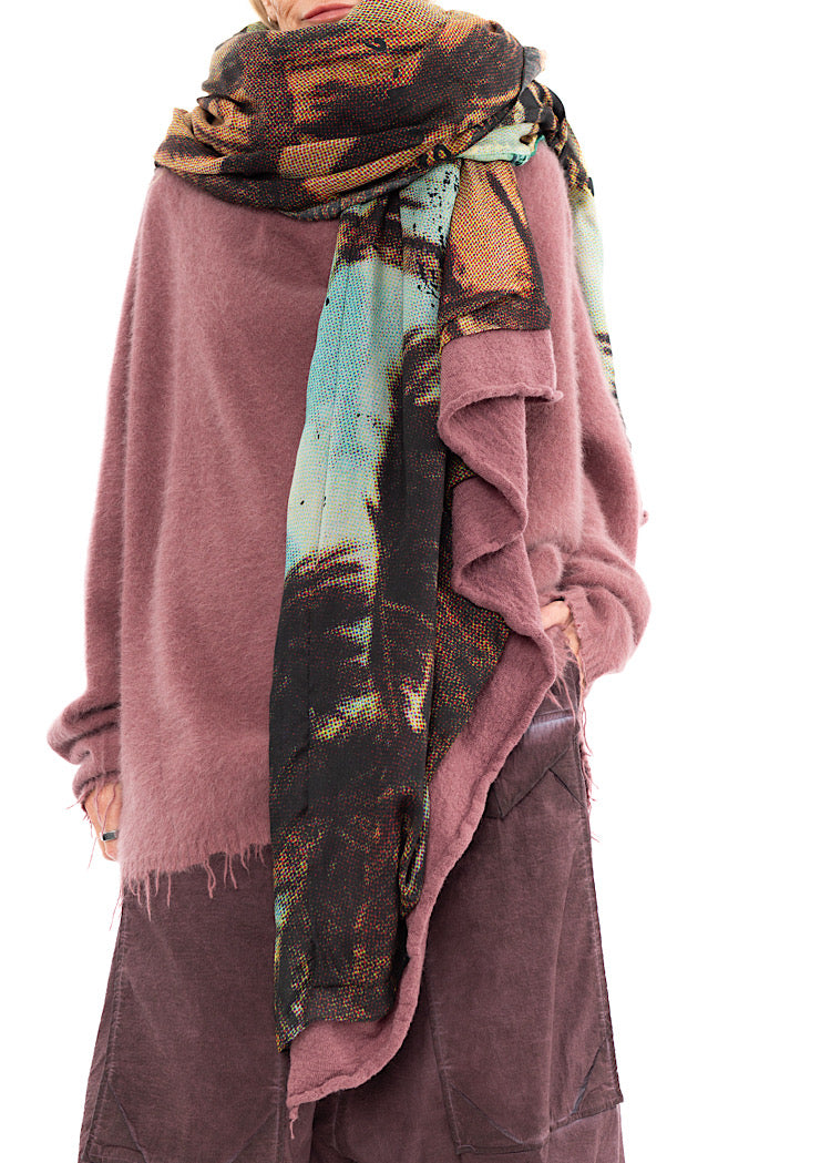 RUNDHOLZ DIP KNITTED SCARF