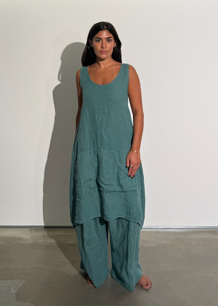 PRE-ORDER RUNDHOLZ BLACK LABEL DRESS *BLACK* (Shown in GRASS)