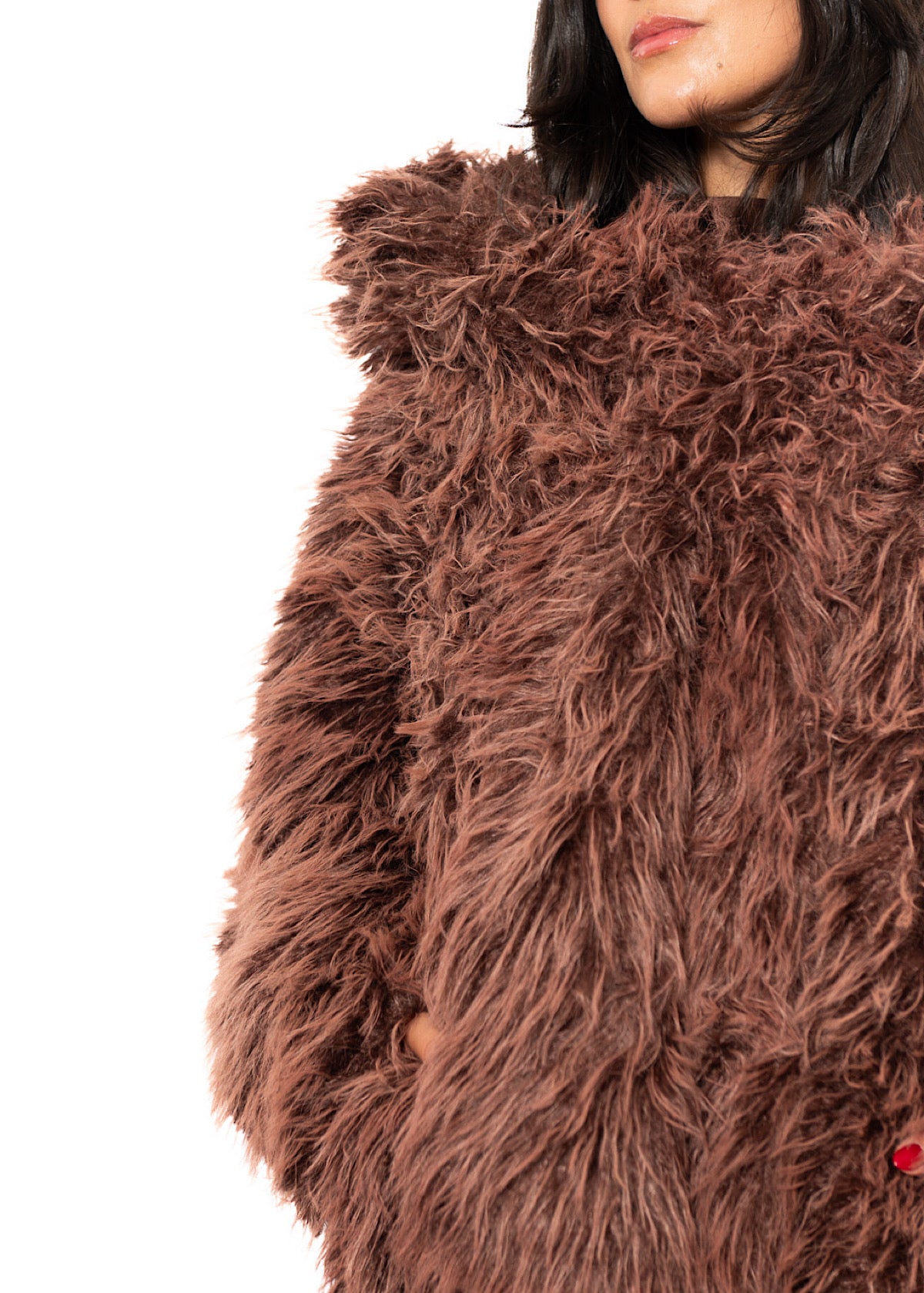 STATEMENT FAUX FUR COAT