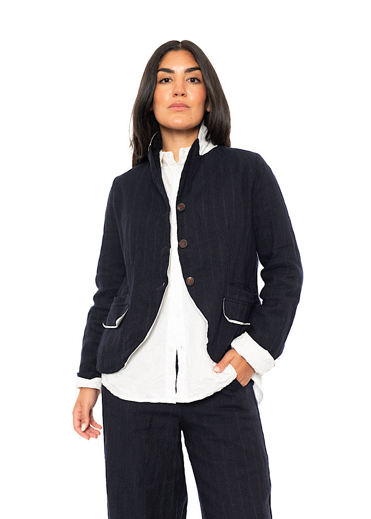 PINSTRIPE VIOLA JACKET