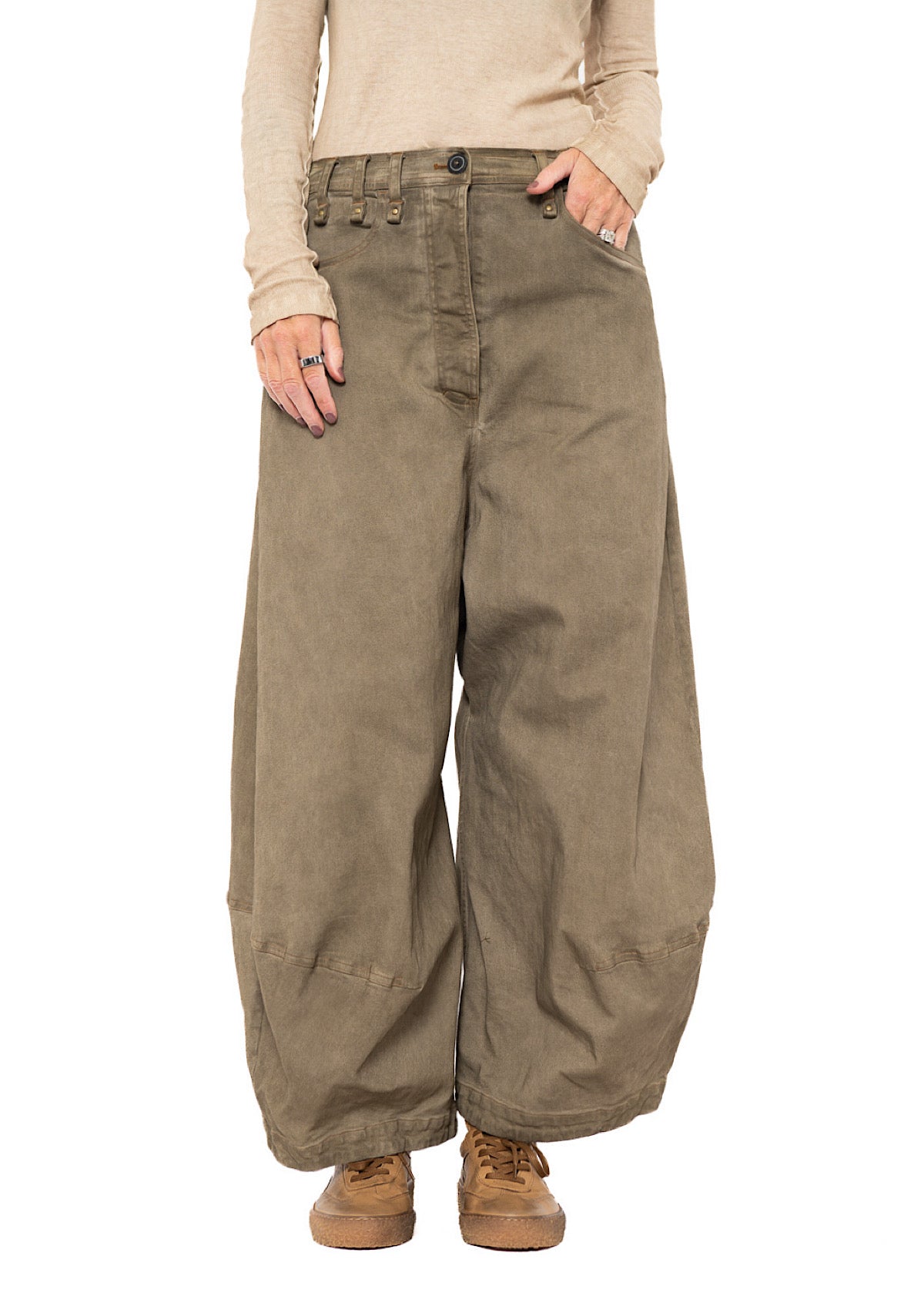 SIGNATURE BALLOON DENIM TROUSER