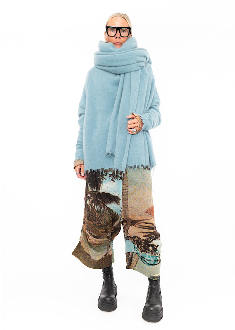 RUNDHOLZ DIP 2/3 SHARER KNITTED SCARF