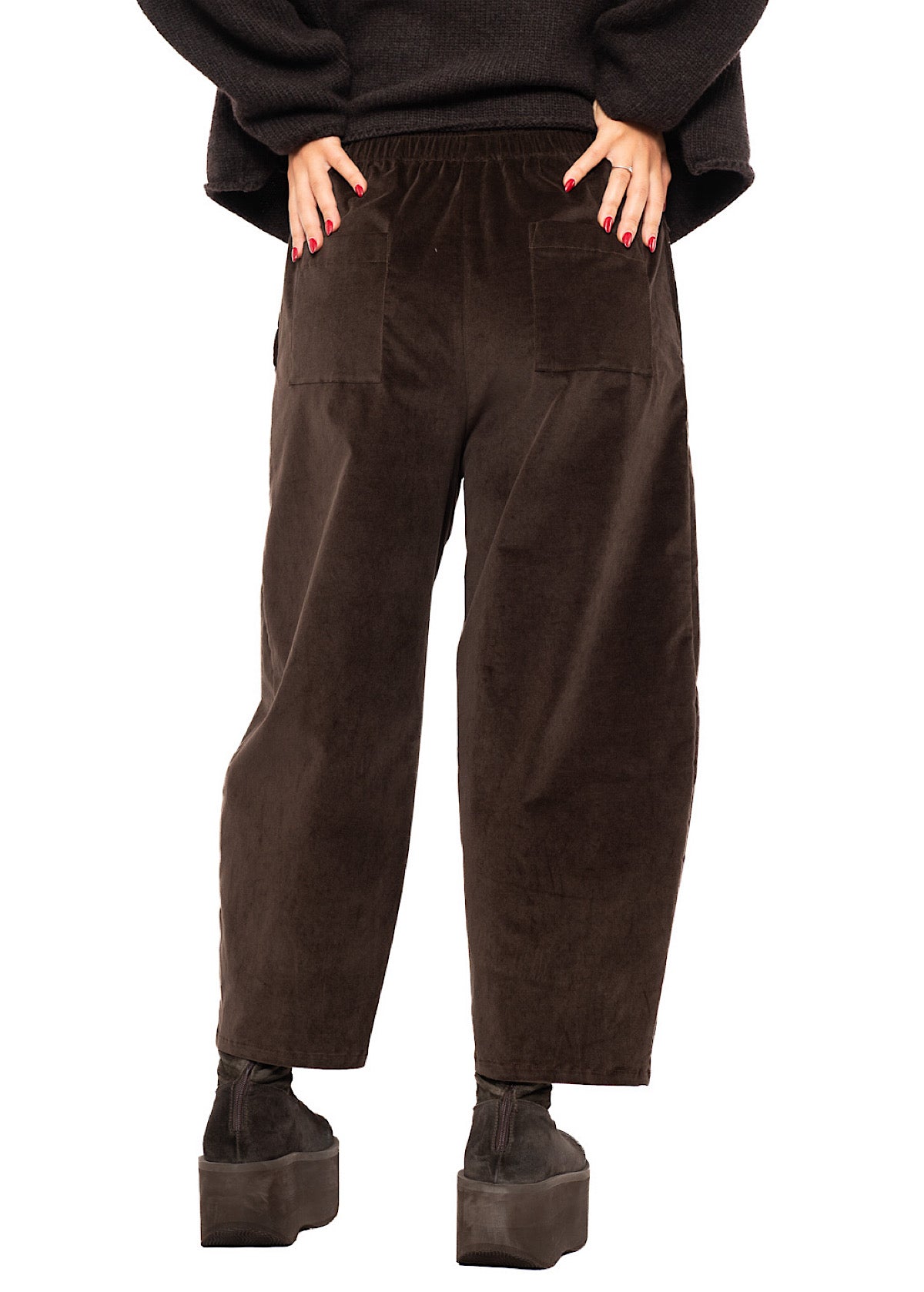 TAPERED VELVET FOSCO TROUSER