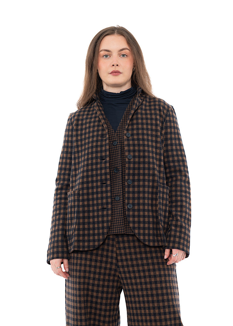 OVERSIZED CHECKED CIMONE JQ JACKET