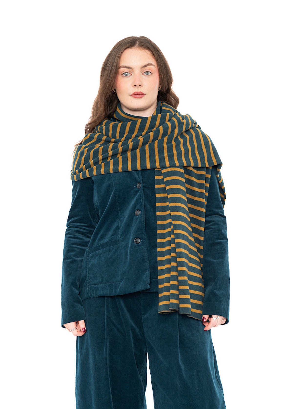 SIGNATURE STRIPED SEGOVIA SCARF