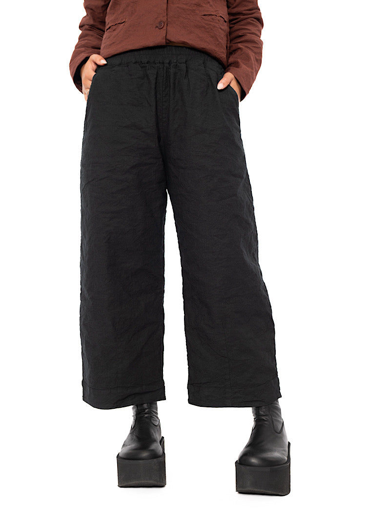 SIGNATURE CRINKLE STRAIGHT LEG TROUSER