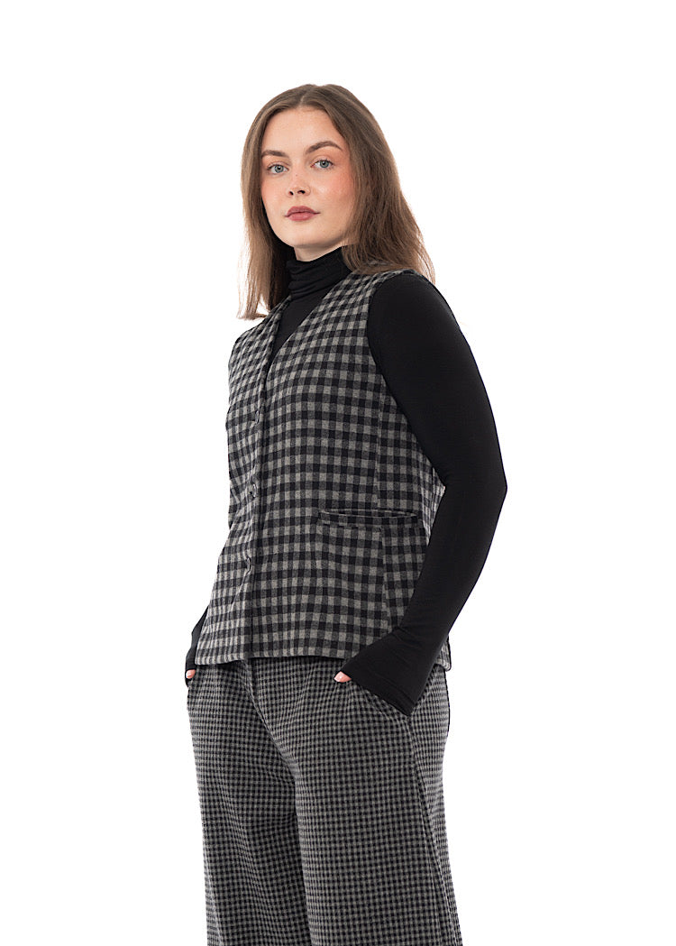 CHECKED GENNY WAISTCOAT