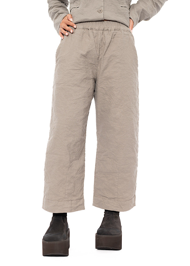 SIGNATURE CRINKLE STRAIGHT LEG TROUSER