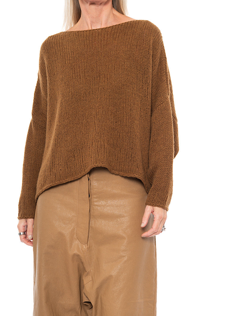 RELAXED SWING KNIT PULLOVER