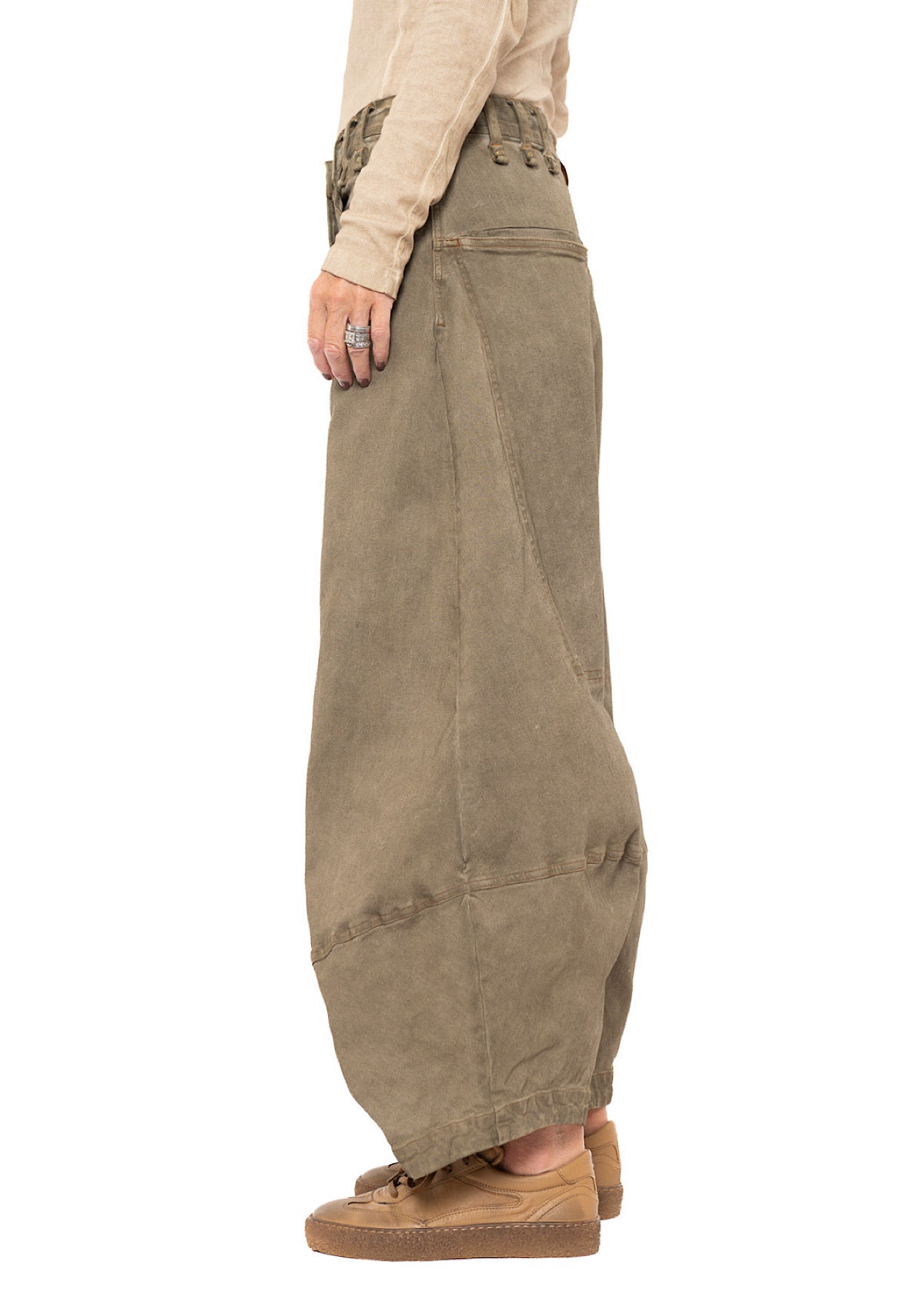 SIGNATURE BALLOON DENIM TROUSER