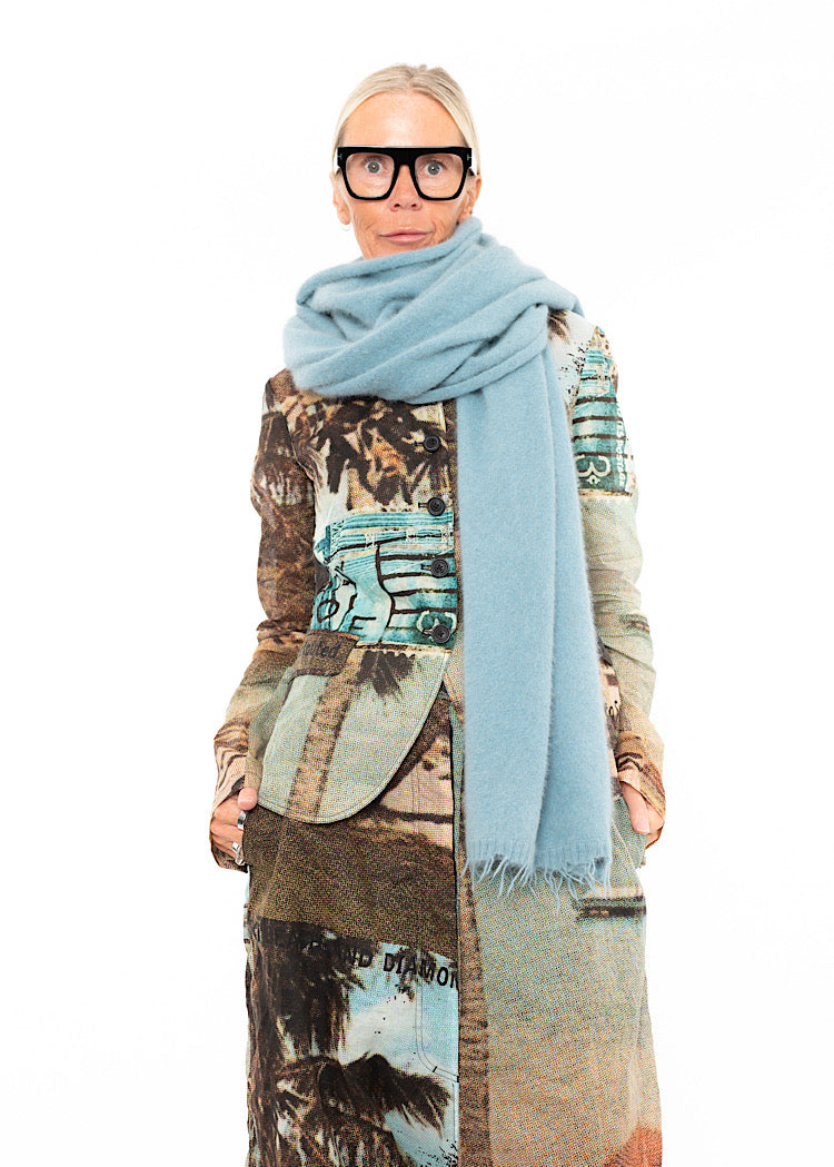 RUNDHOLZ DIP 1/3 SHARER KNITTED SCARF