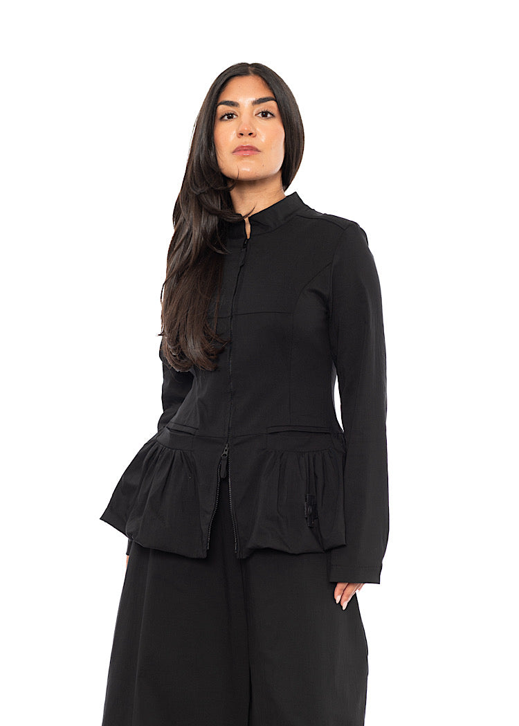 FITTED ZIP-UP JACKET