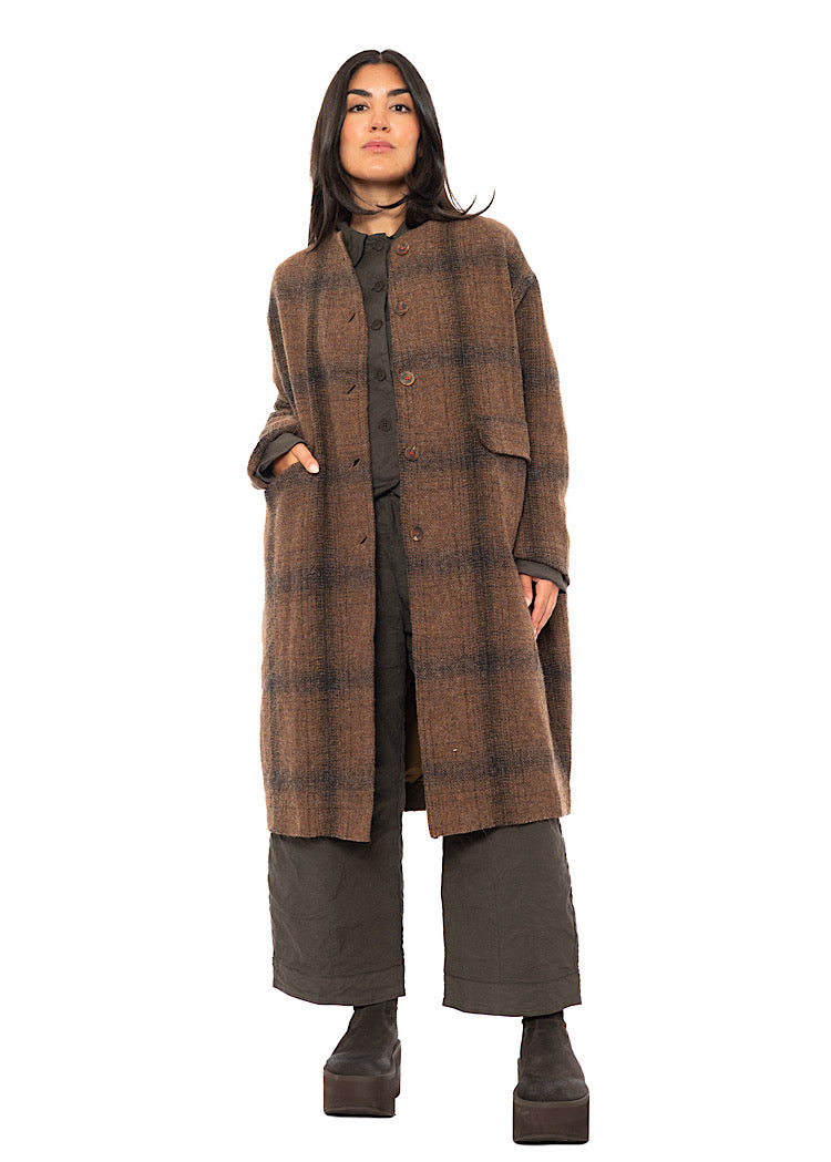 HARRIS TWEED MARINA COAT