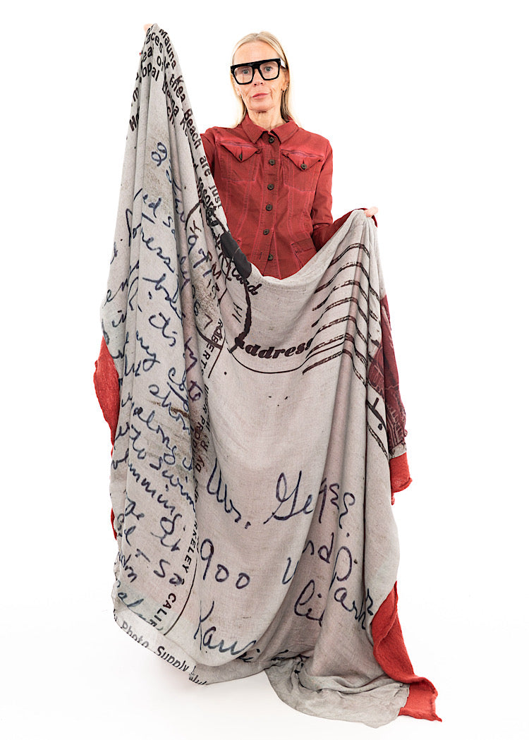 RUNDHOLZ DIP KNITTED SCARF