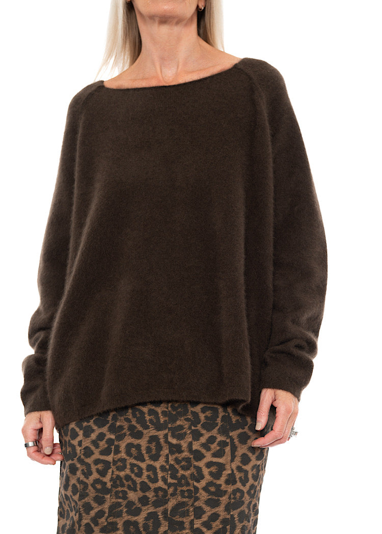 SIGNATURE RACCOON HAIR KNIT