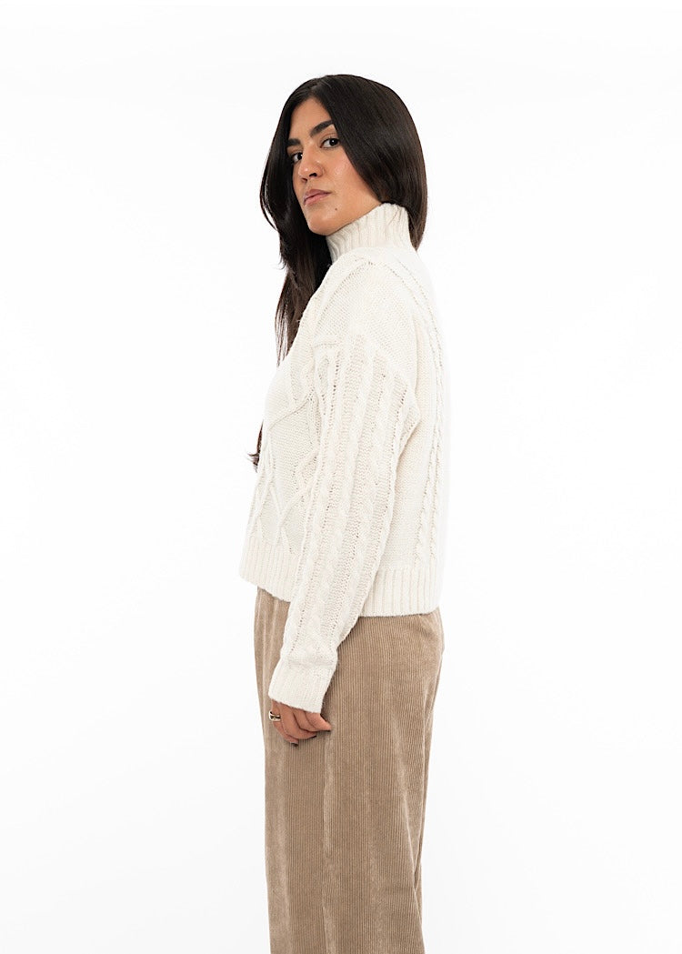 MUNTHE LOGANBERRY KNITTED PULLOVER