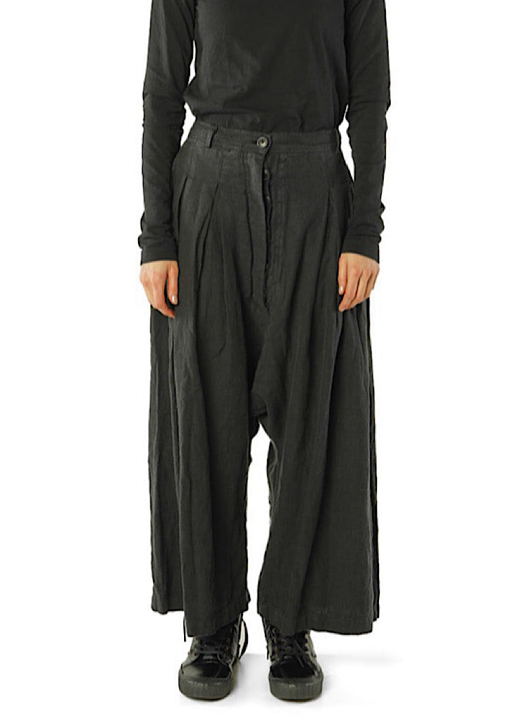 CL WIDE-LEG WINTER LINEN TROUSER