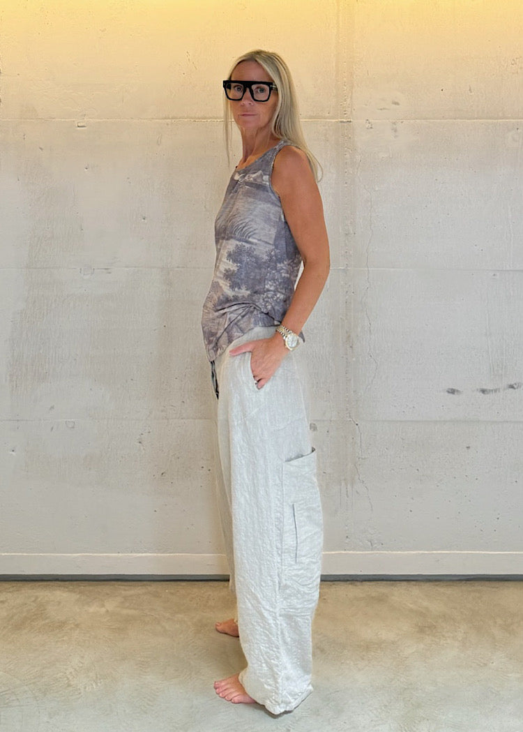 PRE-ORDER RUNDHOLZ DIP TOP *SEAWEED PRINT* (Shown in AMBER PRINT)