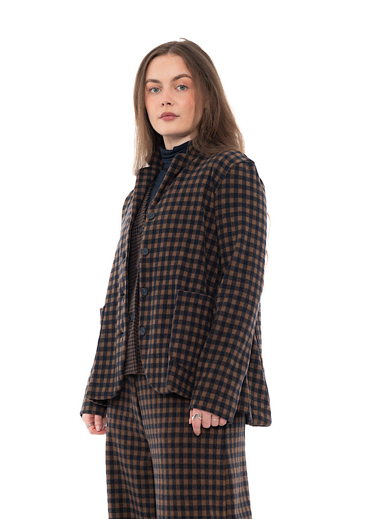 OVERSIZED CHECKED CIMONE JQ JACKET