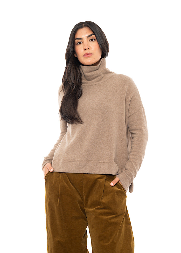 SIGNATURE COTTON-FLEECE MOYET PULLOVER