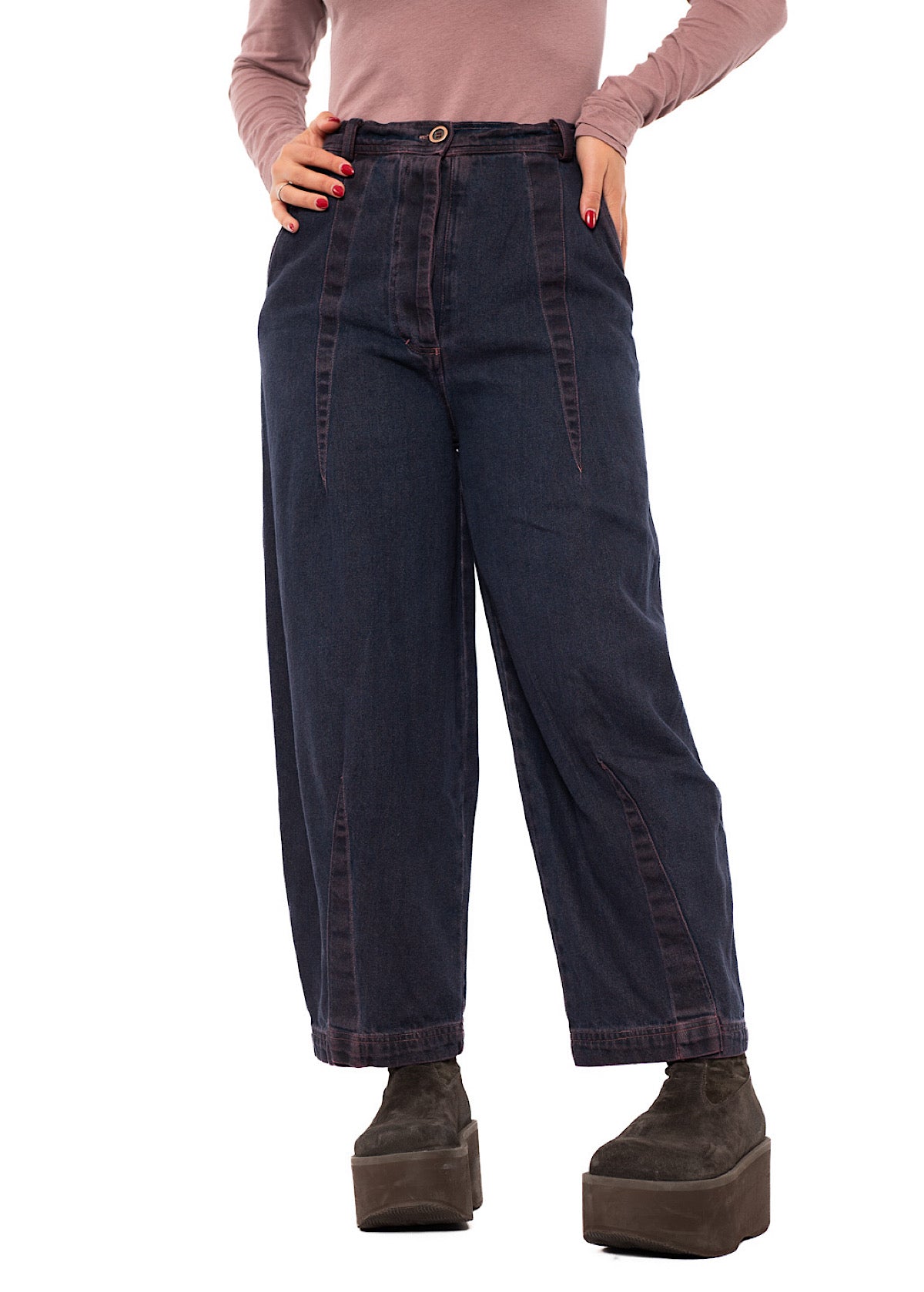 DENIM BALLOON TROUSER
