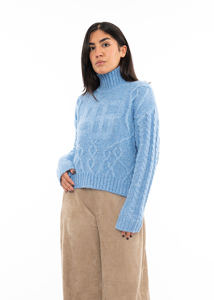 MUNTHE LOGANBERRY KNITTED PULLOVER