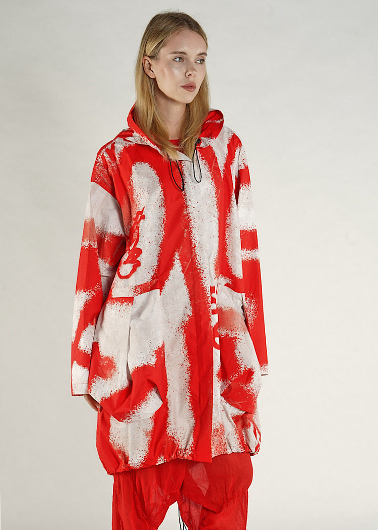 PRE-ORDER RUNDHOLZ MAINLINE COAT *BLACK PRINT* (Shown in KETCHUP PRINT)