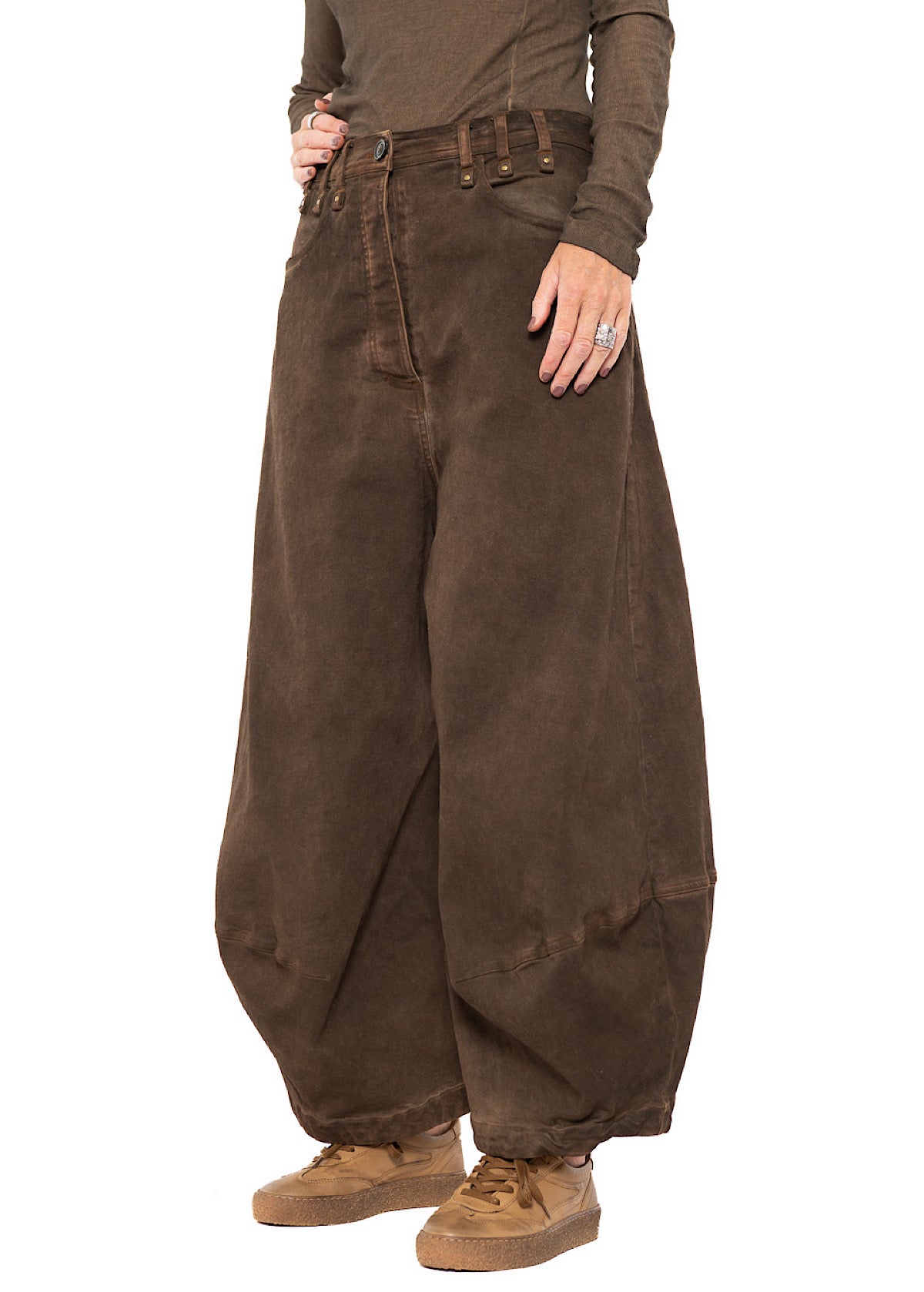 SIGNATURE BALLOON DENIM TROUSER