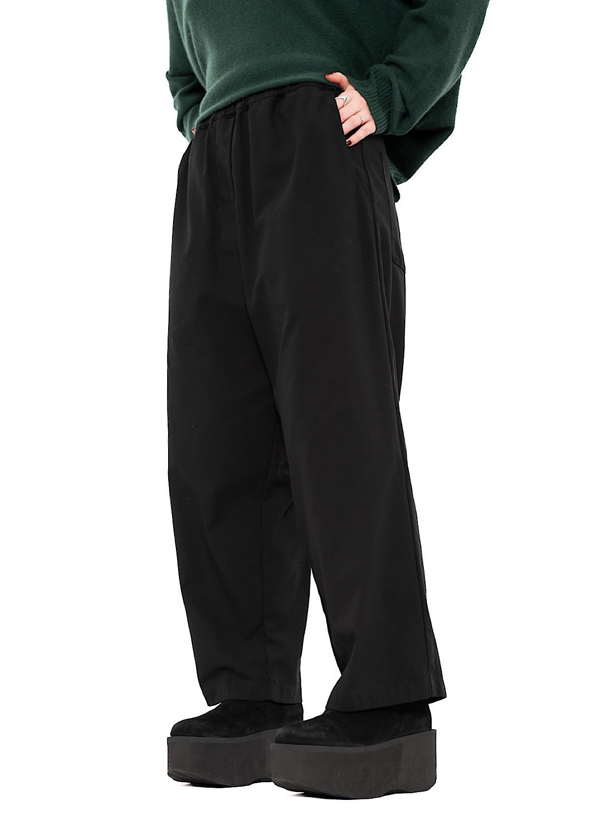 TAPERED COTTON TROUSER