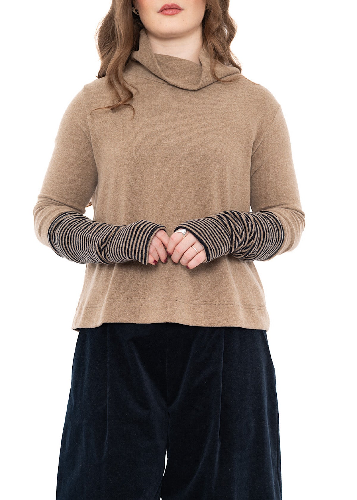 STRIPED SIGNATURE COTTO CUFF