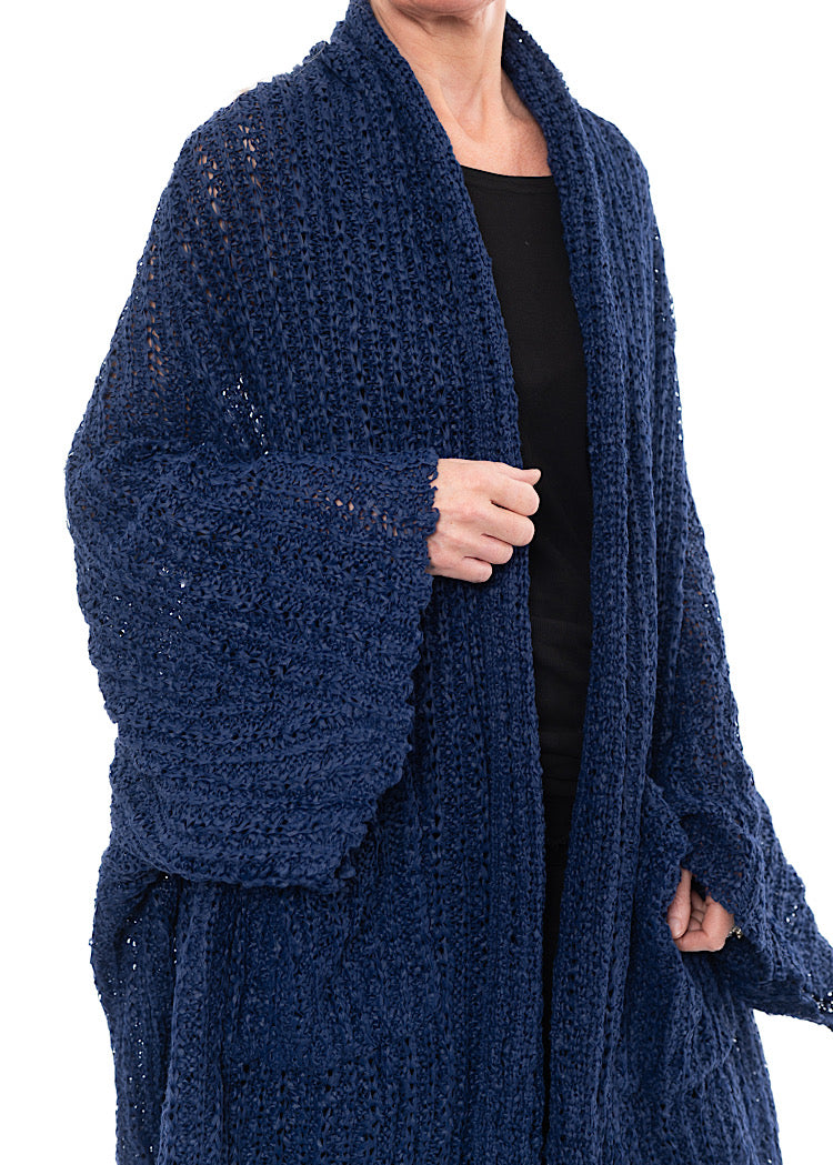 RUNDHOLZ DIP KNITTED CARDIGAN