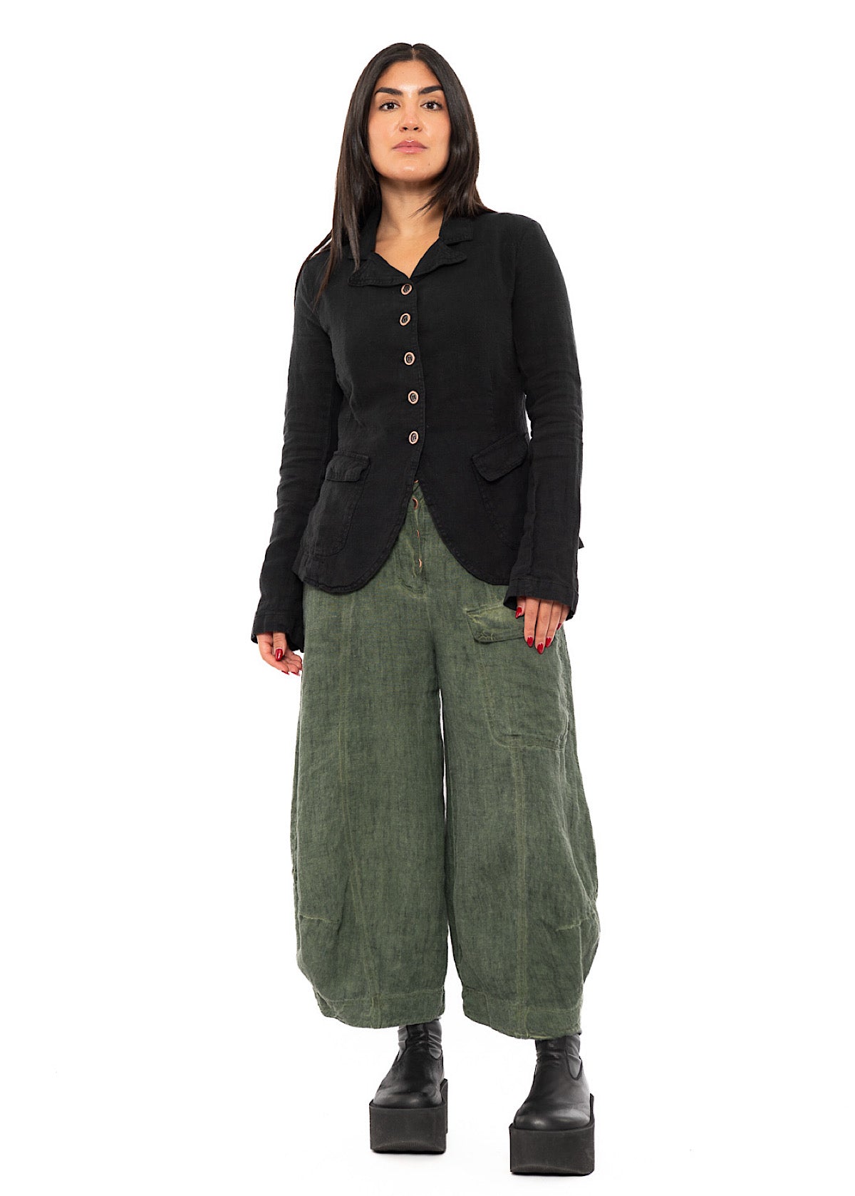 WINTER LINEN BALLOON TROUSER