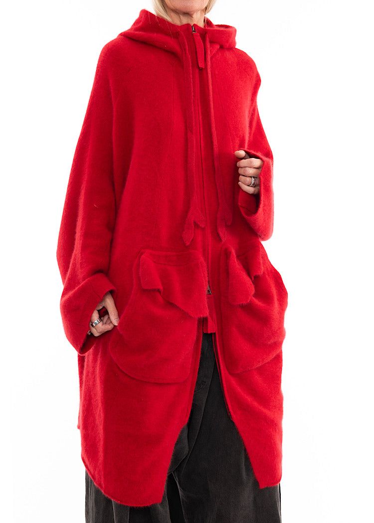 RUNDHOLZ x HOUSE OF VALERIE KNITTED COAT