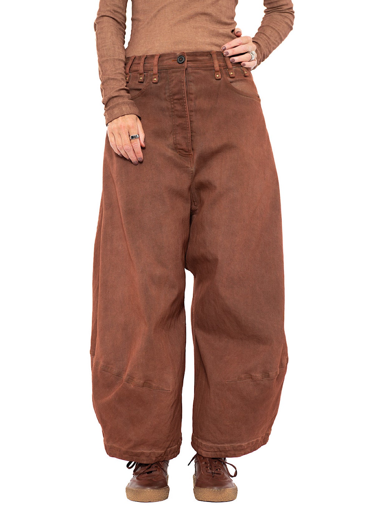 SIGNATURE BALLOON DENIM TROUSER