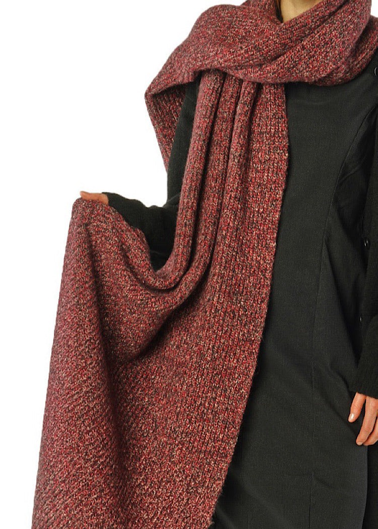 MÉLANGE KNITTED SCARF