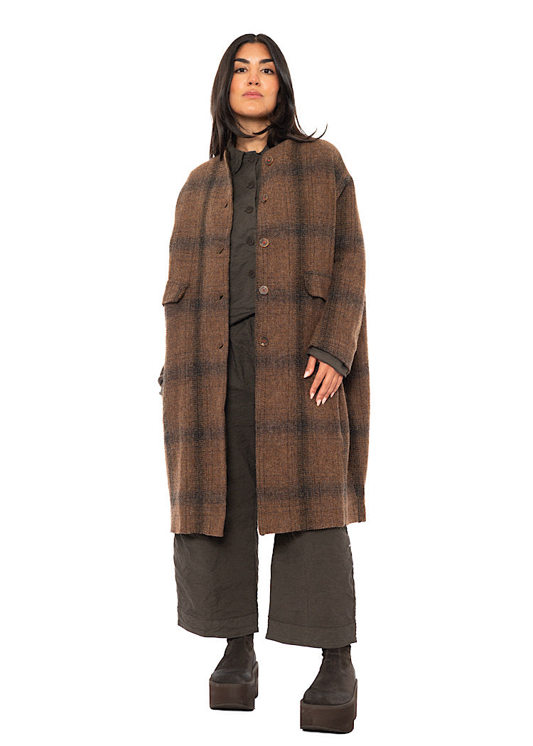 HARRIS TWEED MARINA COAT