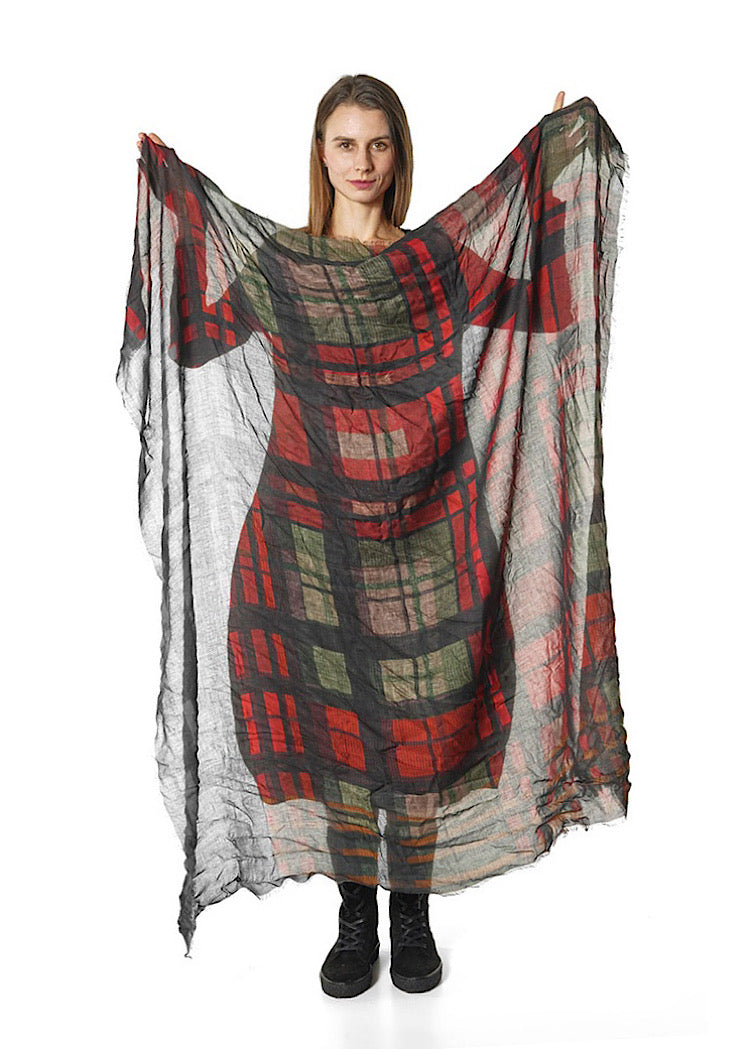 CL HERITAGE CHECK SCARF