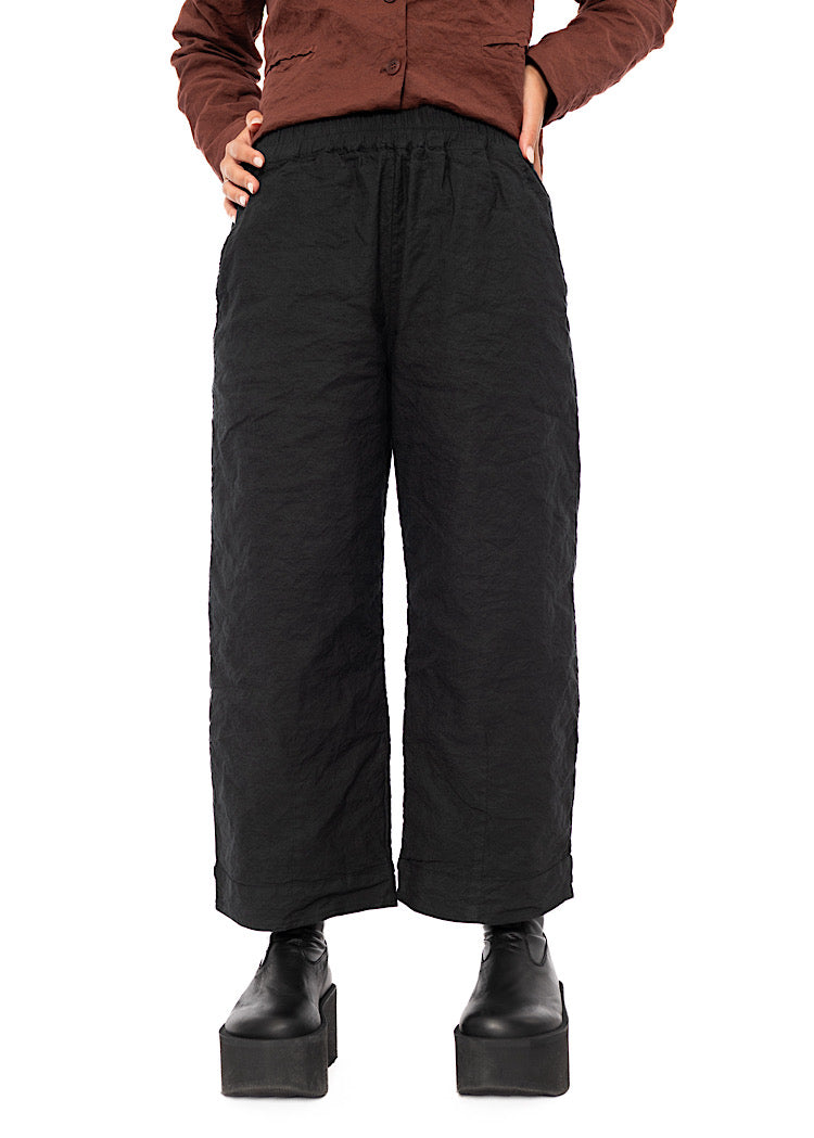 SIGNATURE CRINKLE STRAIGHT LEG TROUSER