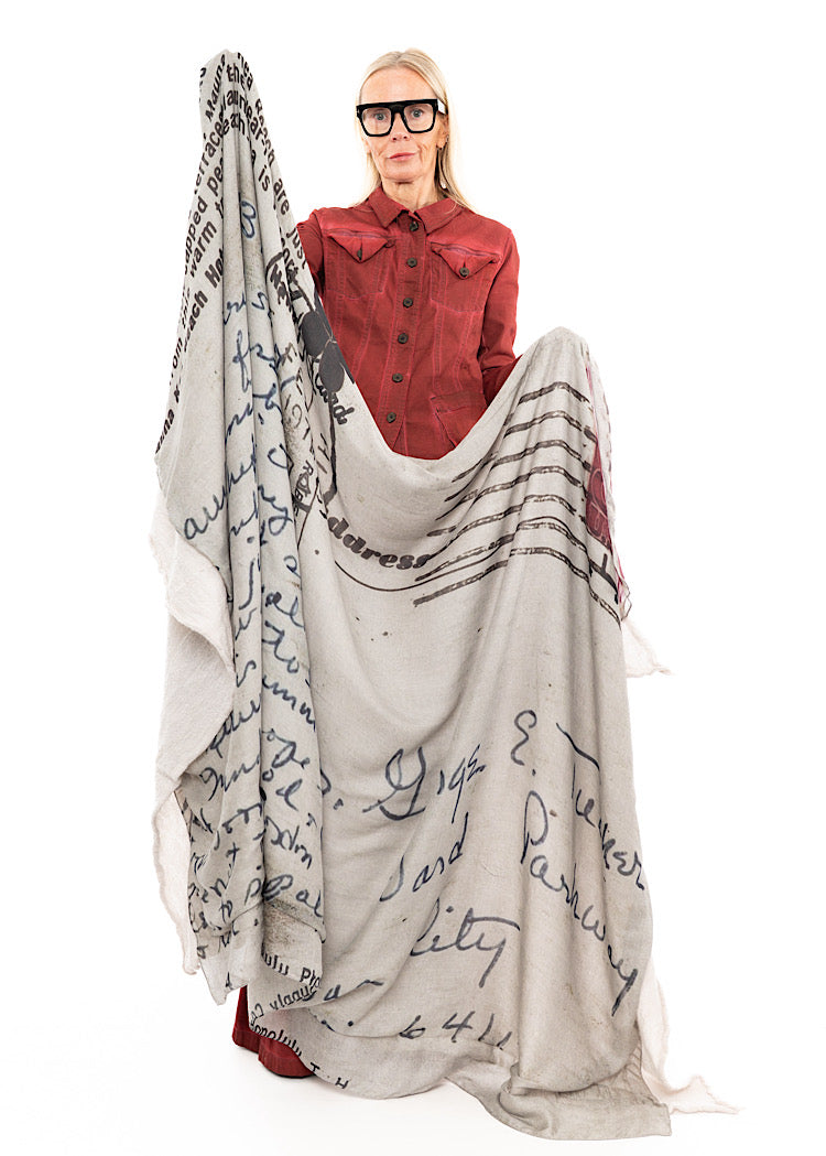 RUNDHOLZ DIP KNITTED SCARF