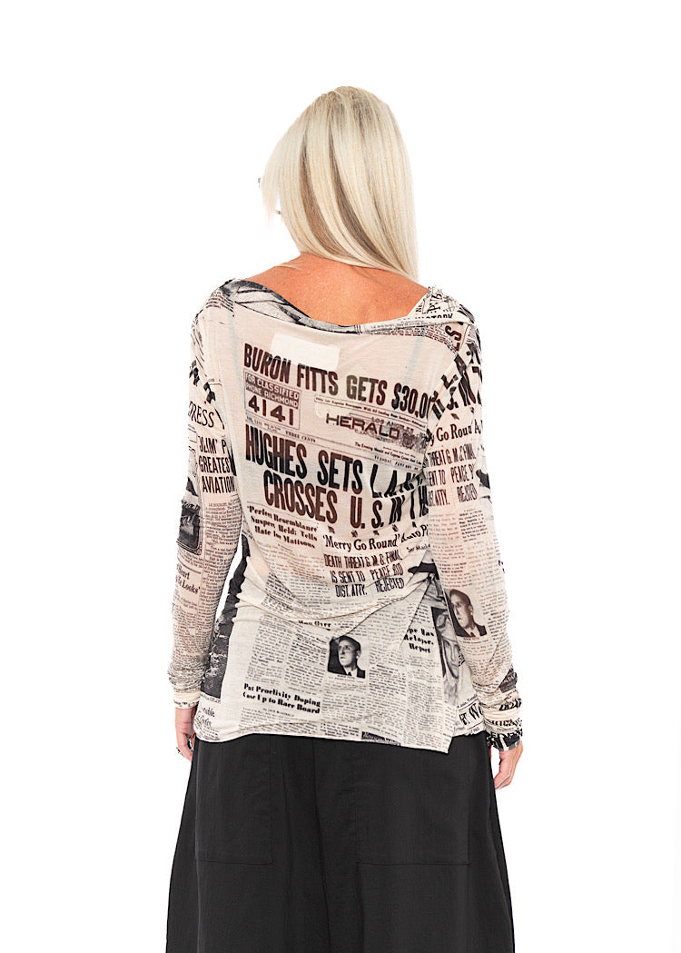 RUNDHOLZ DIP LONG SLEEVE T-SHIRT