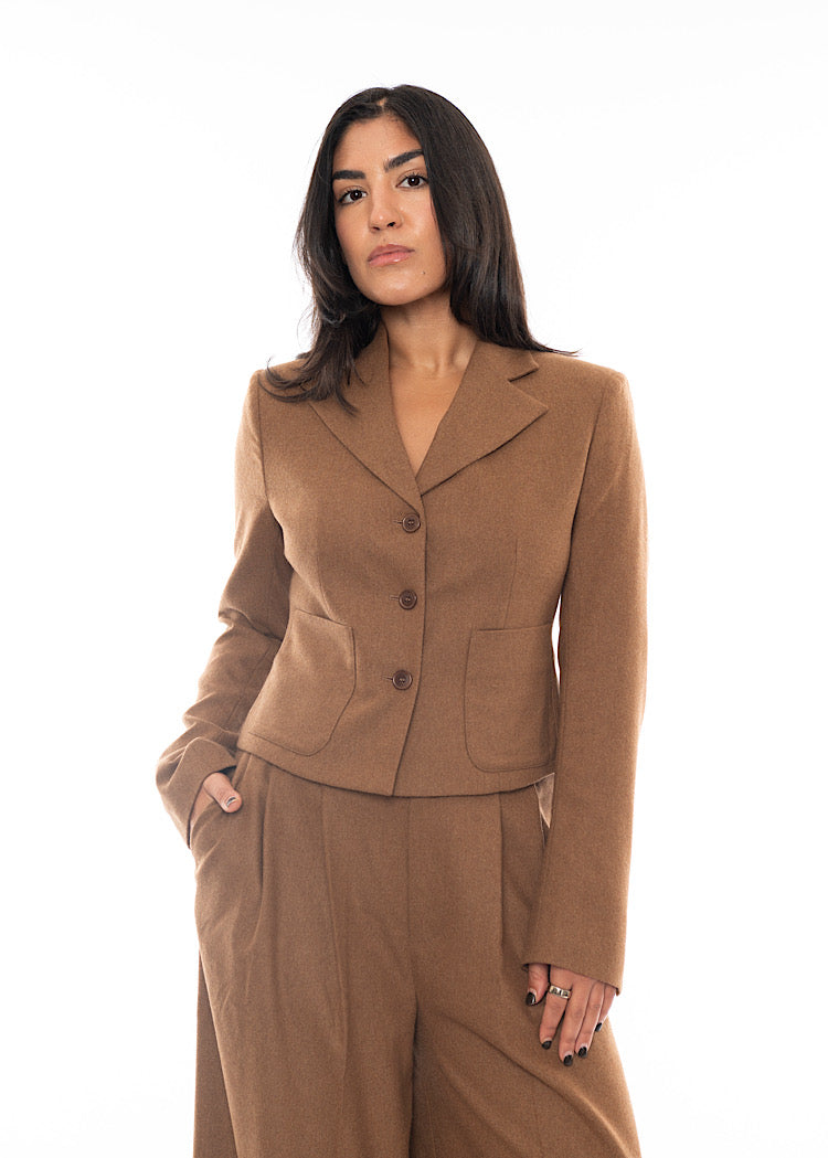 SORT AARHUS CROPPED BLAZER