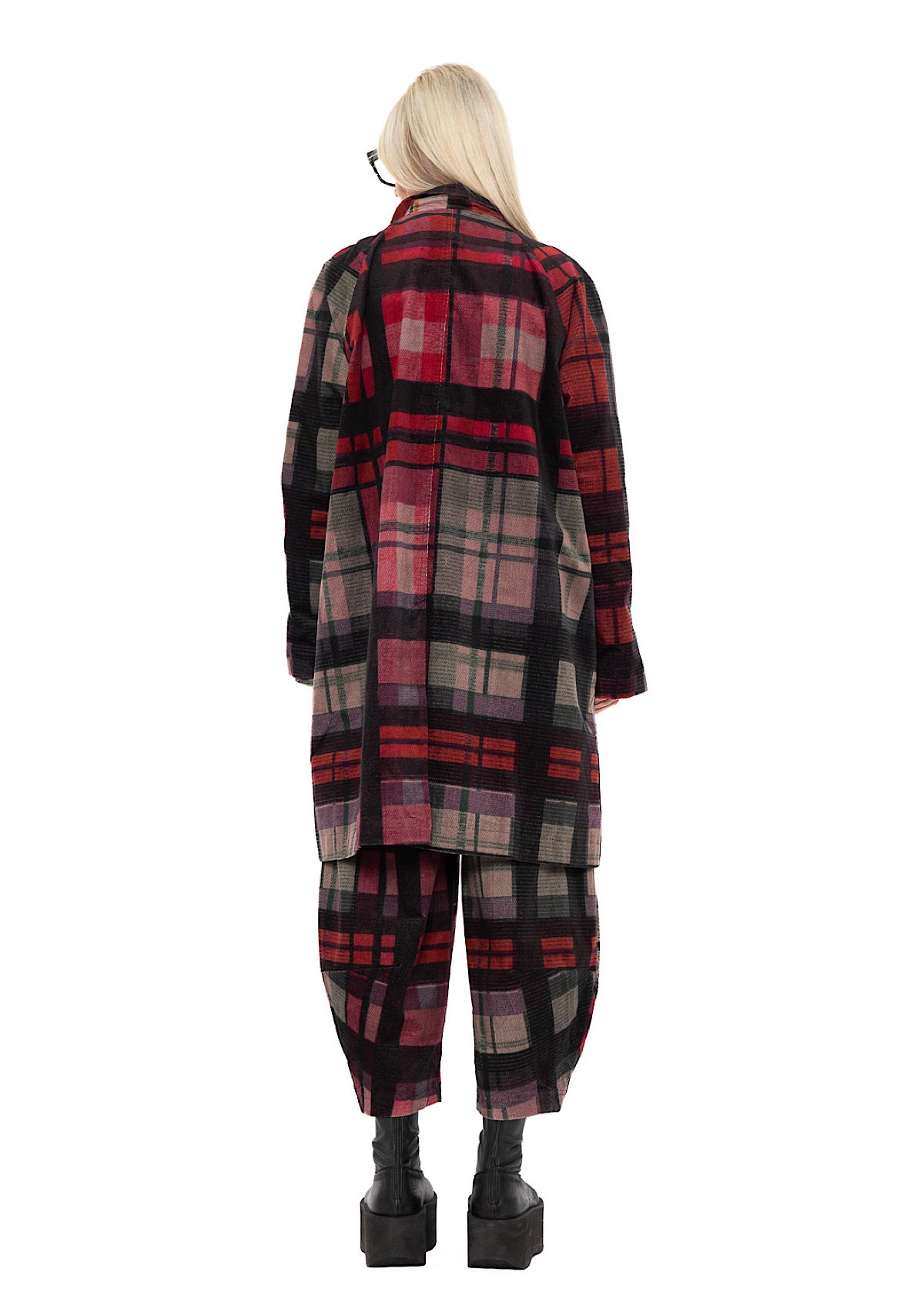 HERITAGE CHECK DOUBLE-BREASTED COAT