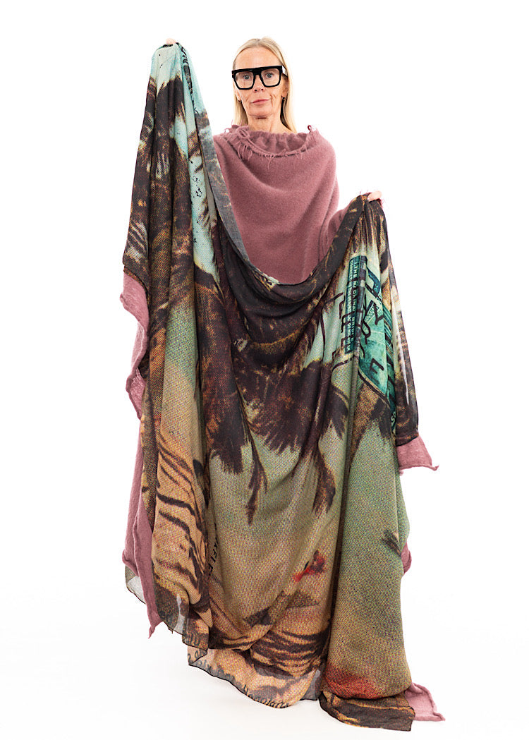 RUNDHOLZ DIP KNITTED SCARF