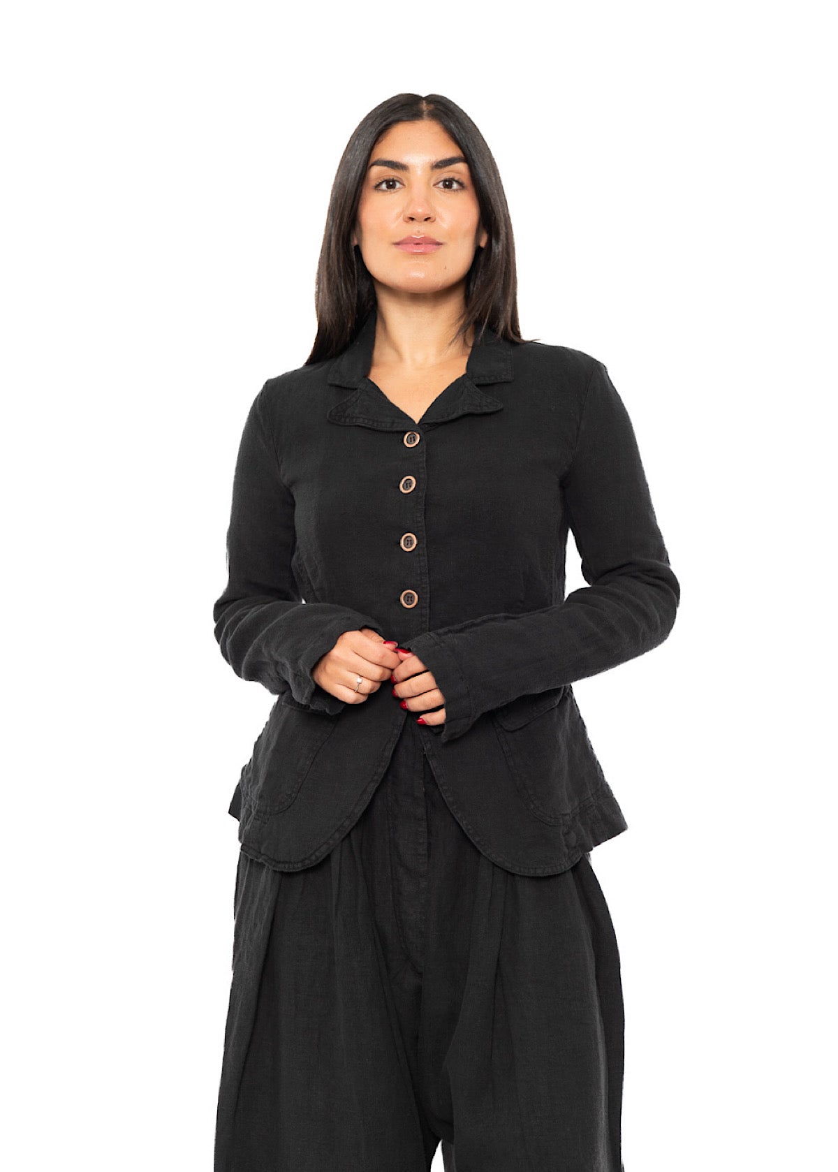 WINTER LINEN TAILORED JACKET